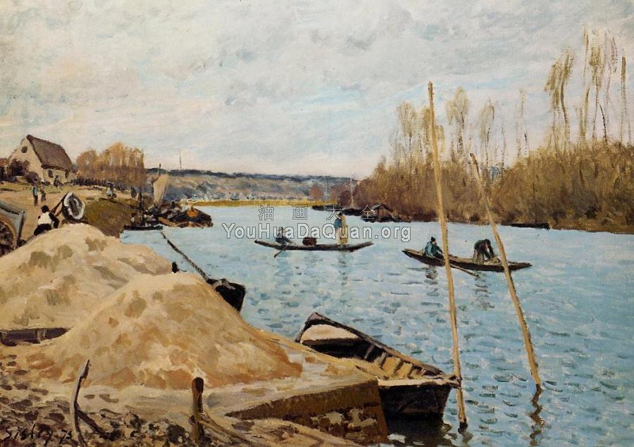 Sand Heaps - 阿尔弗莱德·西斯莱